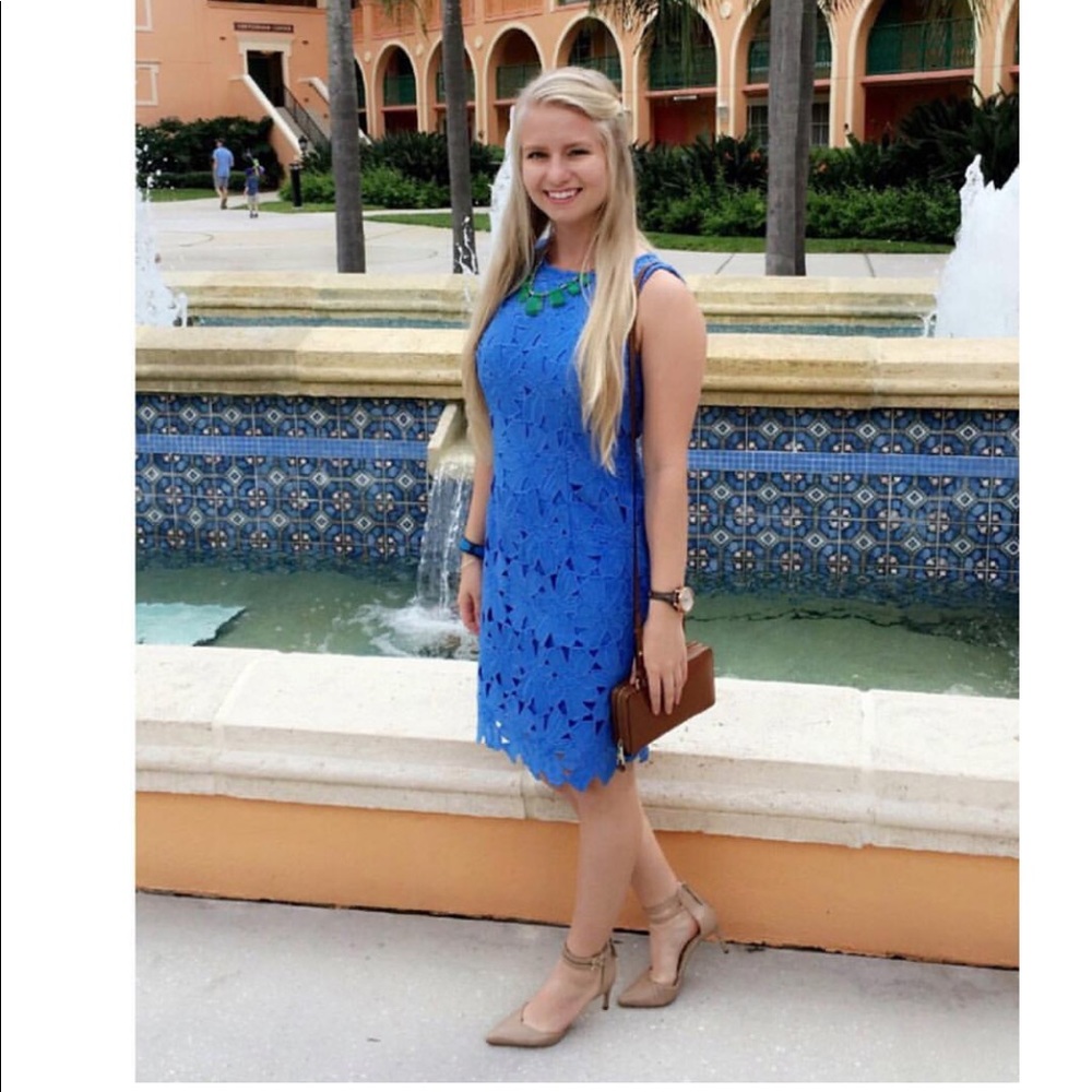 Blue Ann Taylor dress